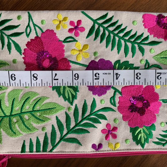 Lot of 3 Tropics Tote Bag pouch and Luggage tag by Izzy and Oliver - Picture 13 of 15